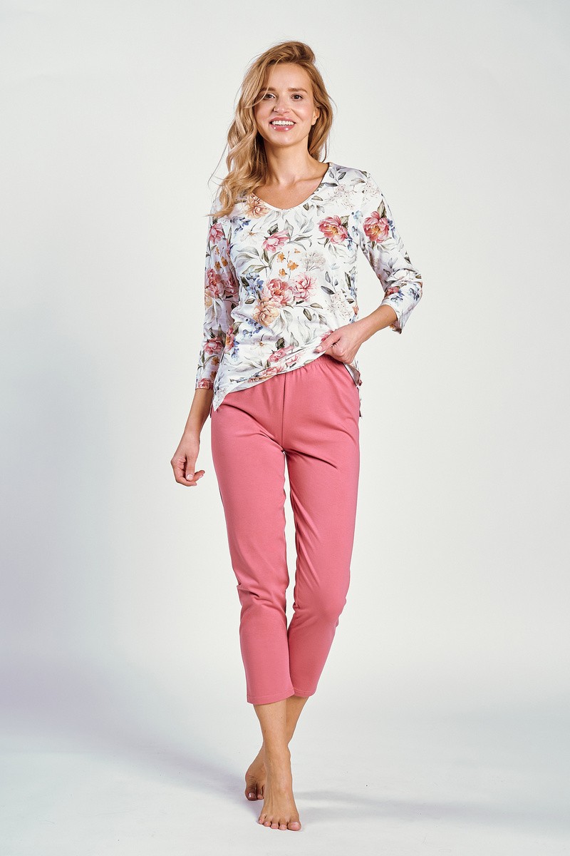 Пижама женская со штанами Taro 3247/3262 LOUISA,  мульти
