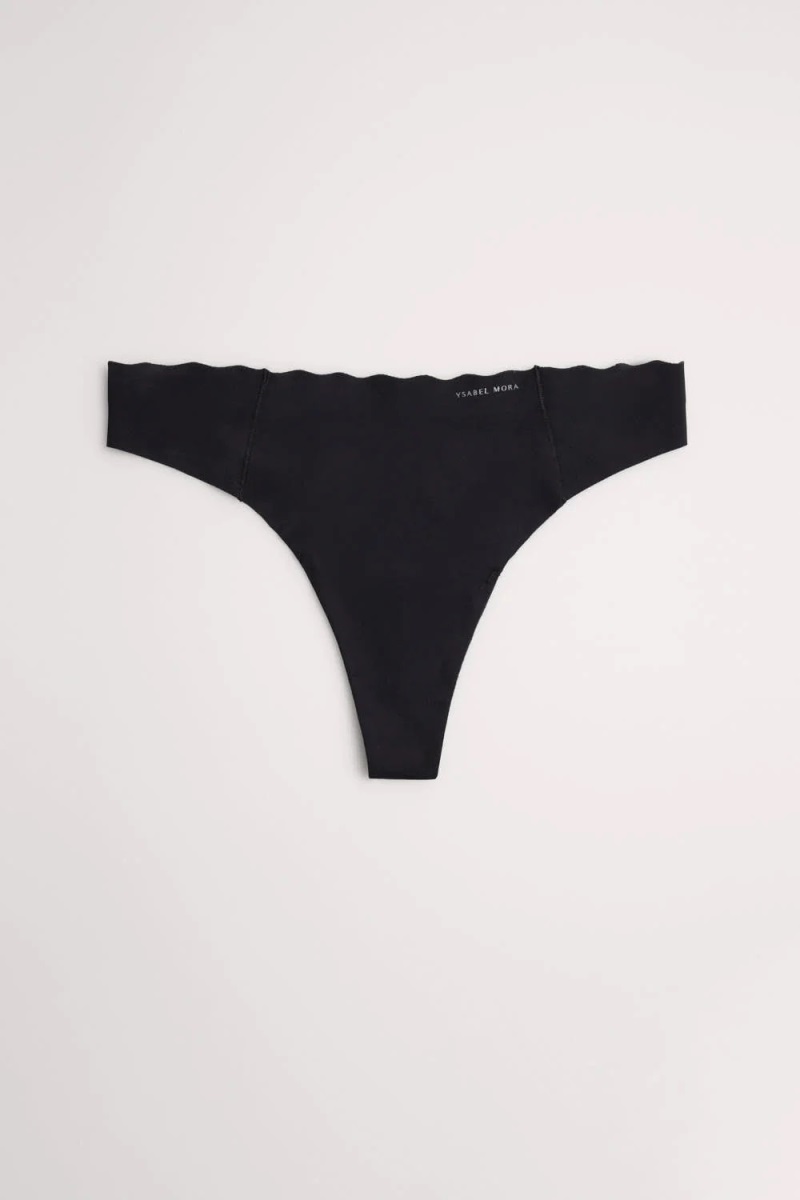 Трусы стринги YSABEL MORA 19338 Laser thong, черный Ysabel Mora