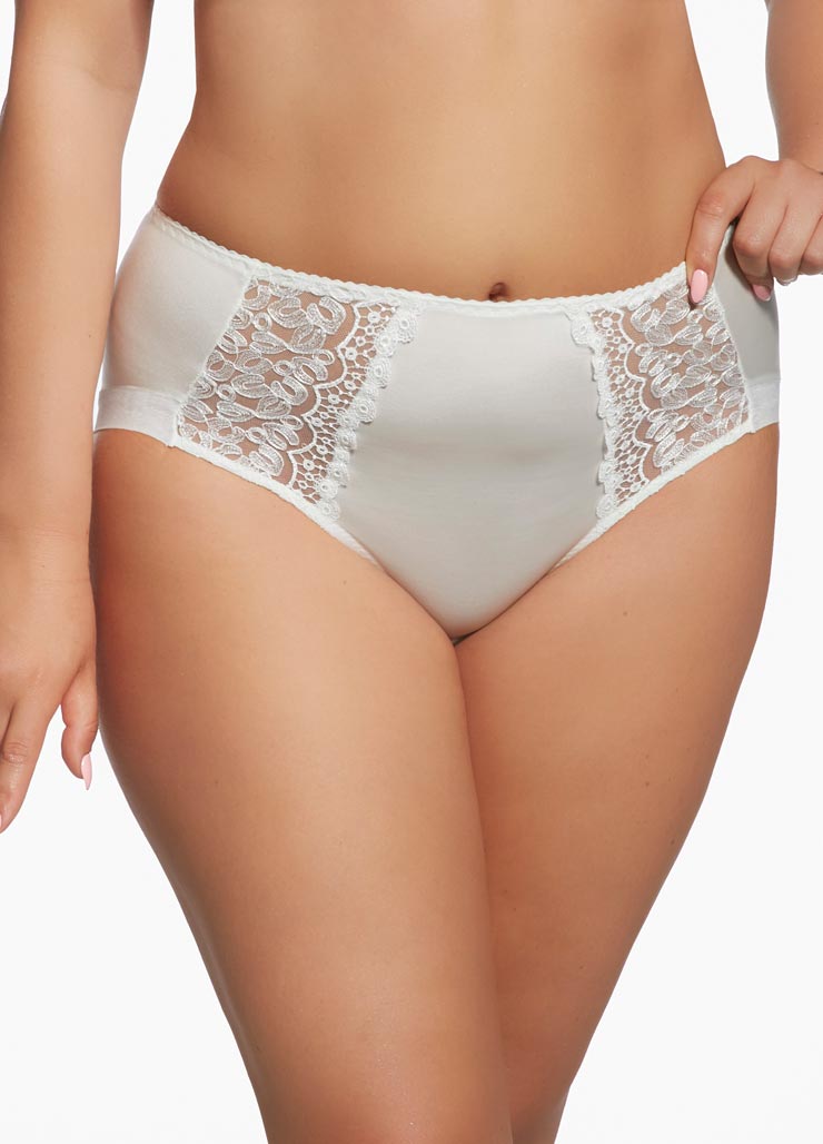 Трусы высокие KRIS LINE BETTY Briefsmidi, белый Kris Line