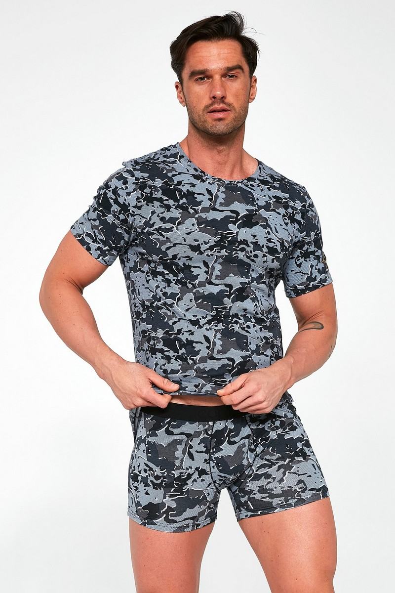 Футболка мужская CORNETTE 294 MILITARY, графит Cornette