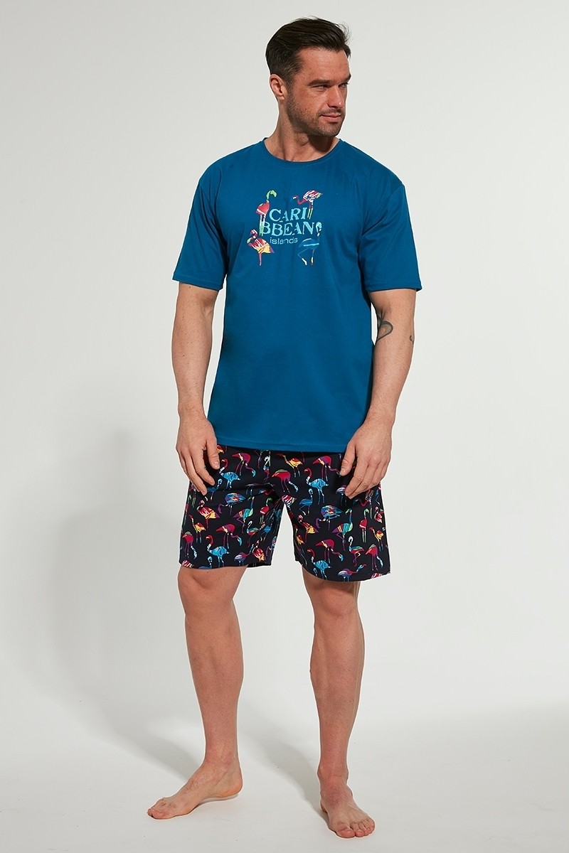 Пижама мужская с шортами CORNETTE 326 CARIBBEAN, мульти Cornette