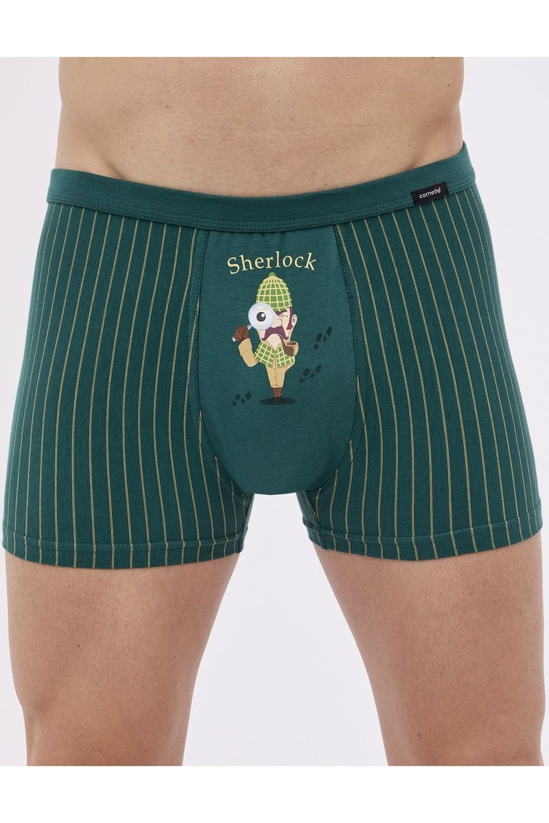 Облегающие боксеры CORNETTE 280-7 TATTOO MINI, зеленый Cornette