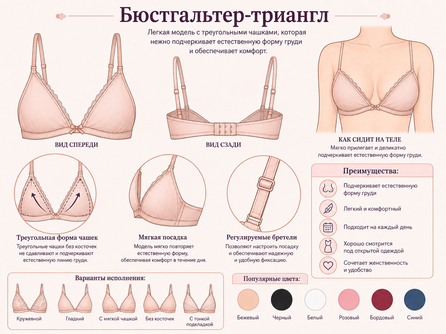 Бюстгальтер-триангл. Что это?